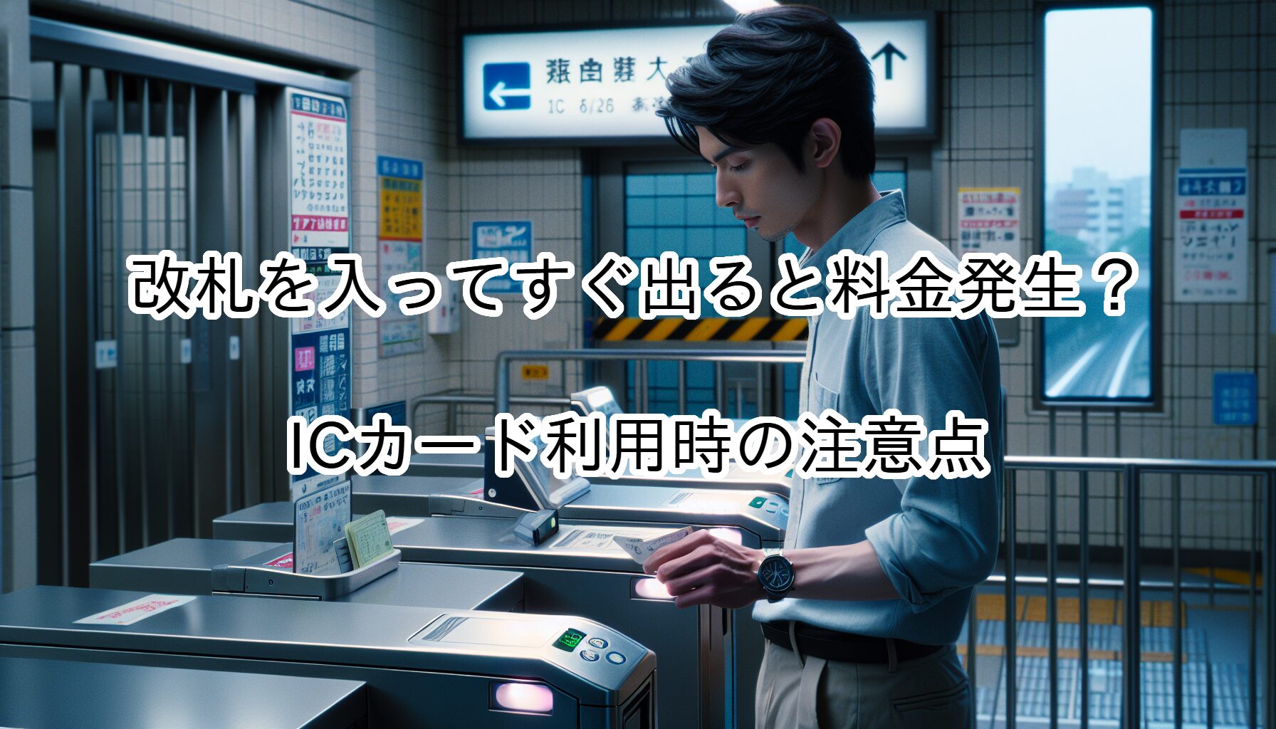 改札 入ってすぐ出る 料金