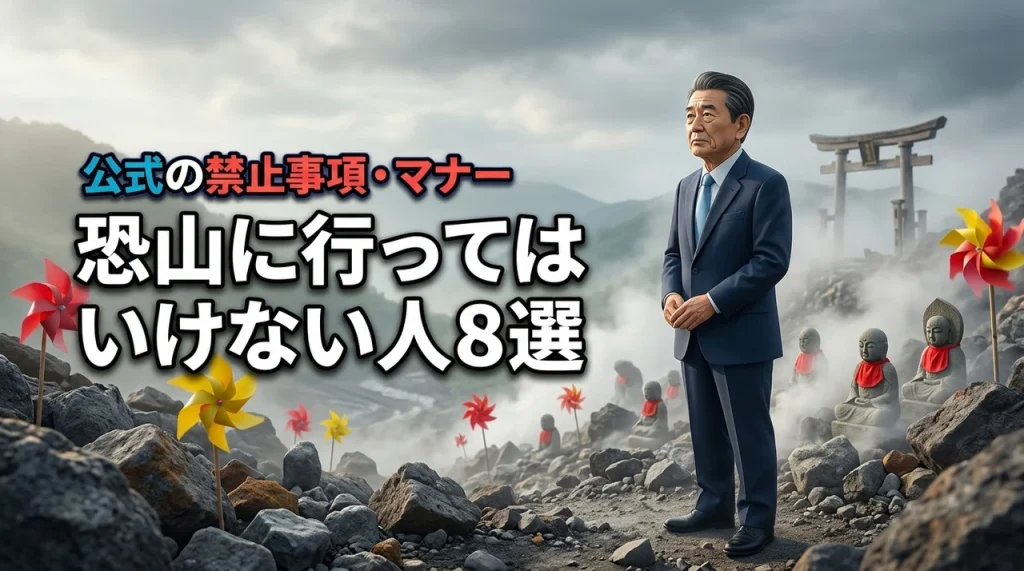 恐山に行ってはいけない人の特徴8つとは？公式の禁止事項や参拝マナーを全網羅（記事のアイキャッチ画像）