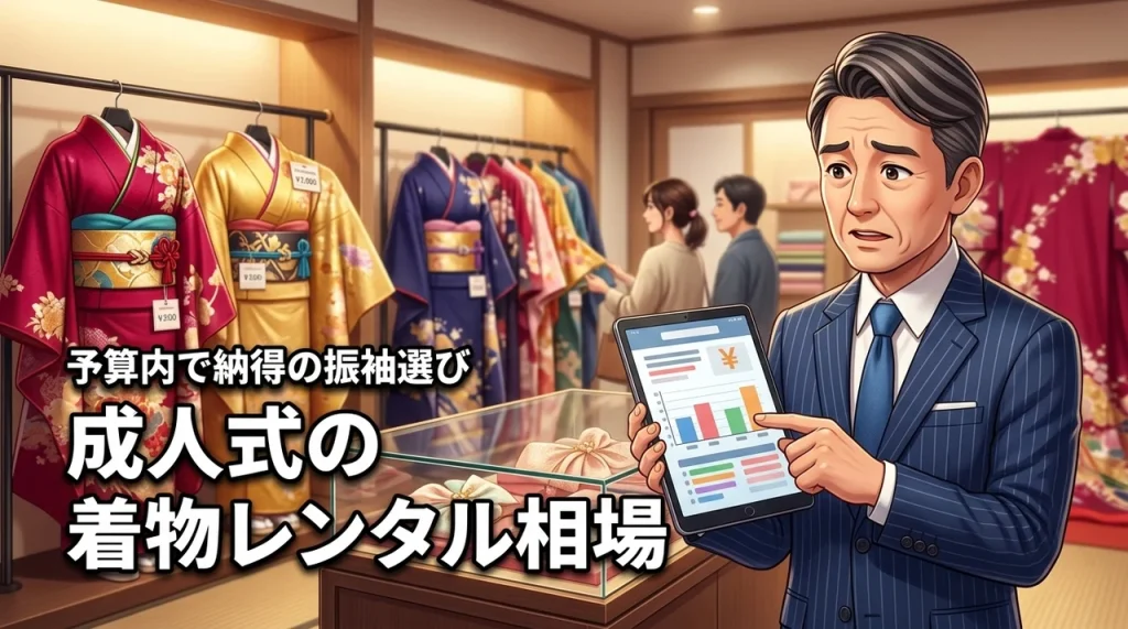 【適正価格が判明】成人式の着物レンタル相場を知って予算内で納得の振袖を選ぶ方法（記事のアイキャッチ画像）