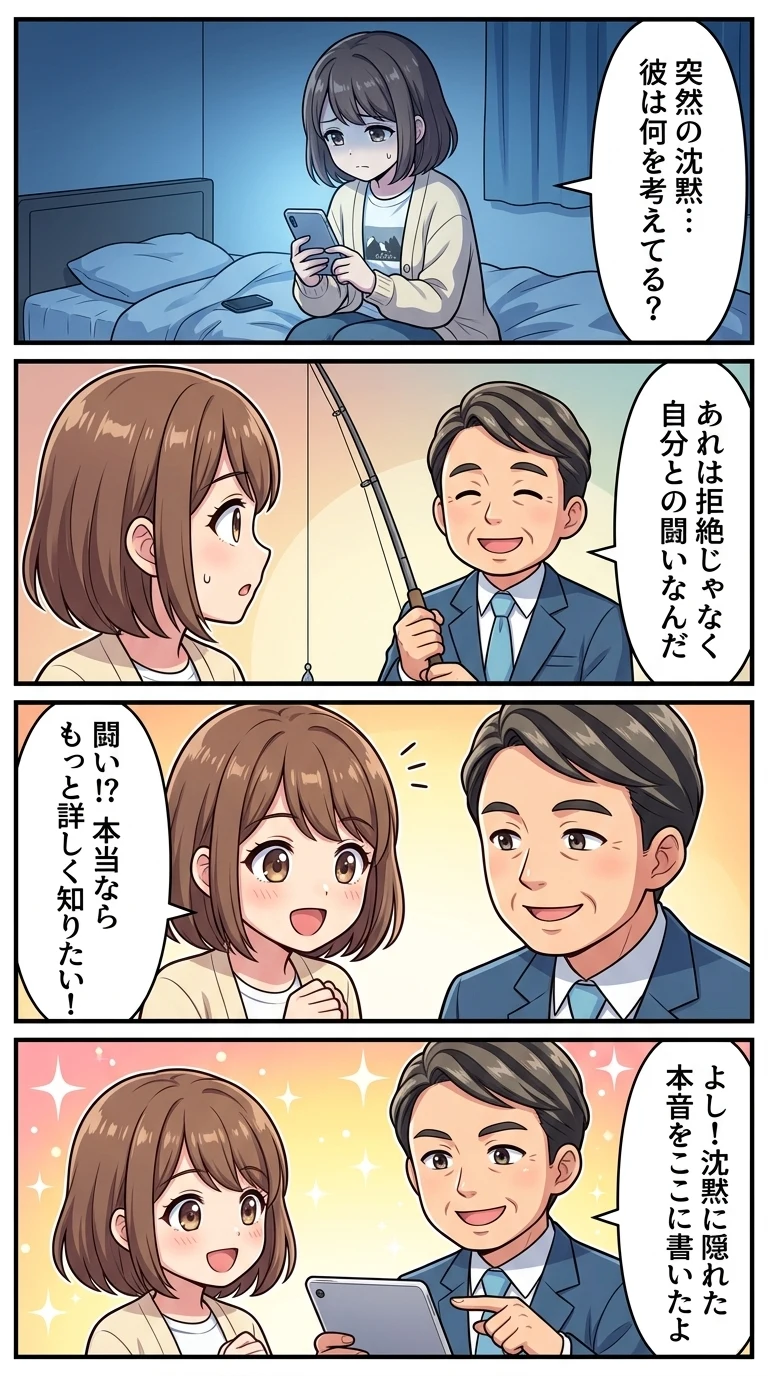 ツインレイ 男性 サイレント期間 何を考えている のか